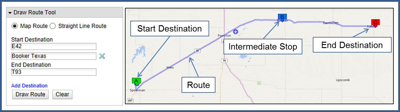 Draw Route Tool Map Route