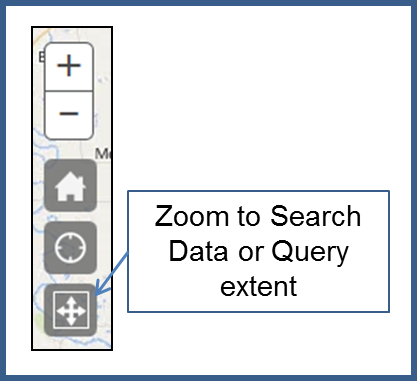 Search Data or Query Extent Button